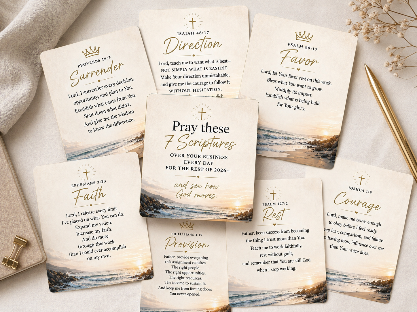 Preview of 7 Scriptures to Pray Over Your Business